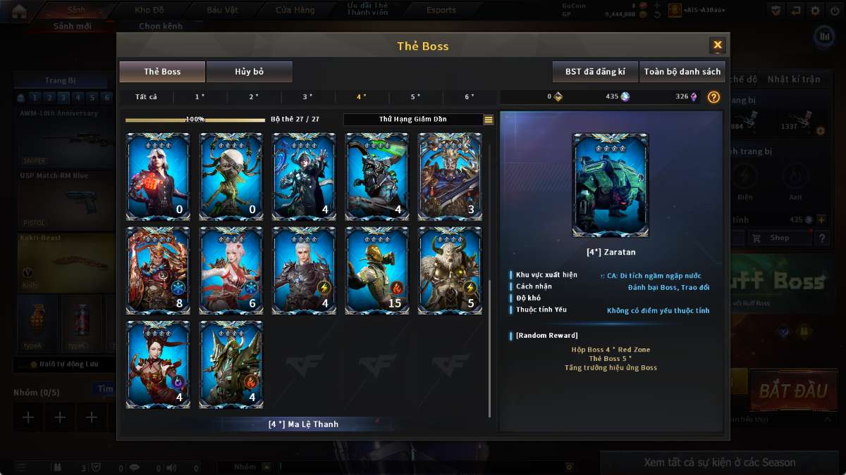 shop acc cf uy tin gia re